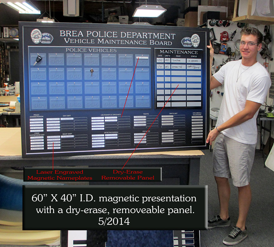 Magnetic Organization Chart Boards