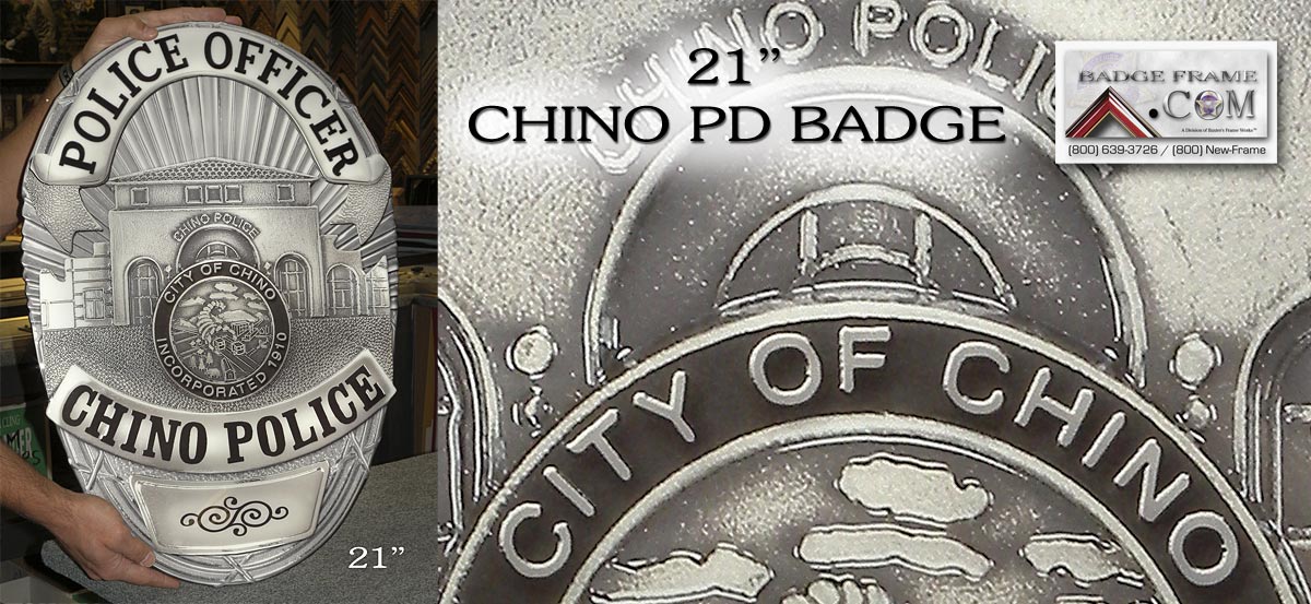Chino PD Badge