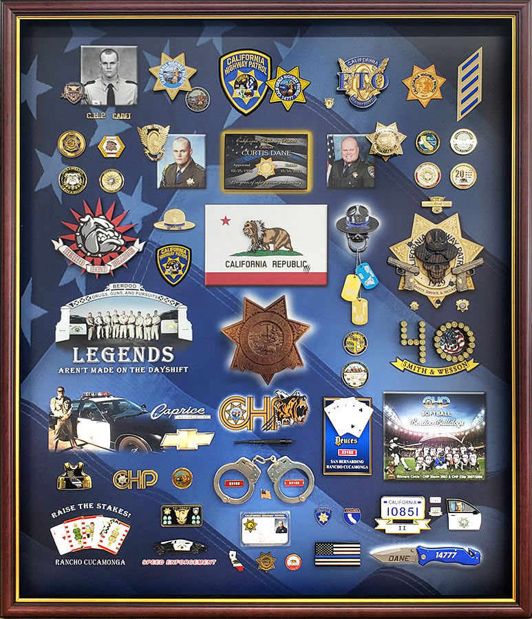 Patch Collection Presentations from Badge Frame