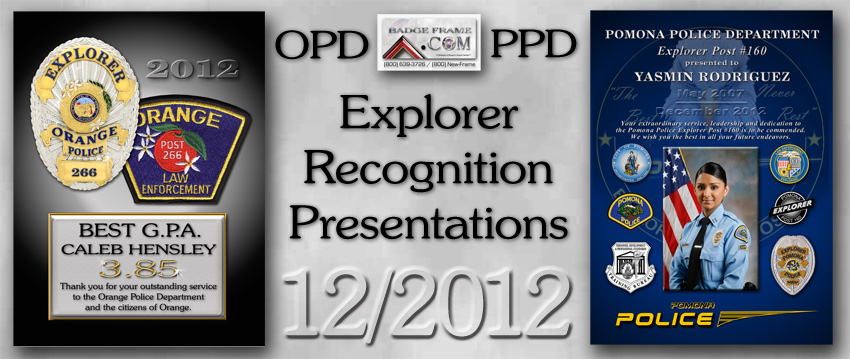 Explorer Recognition Plaques