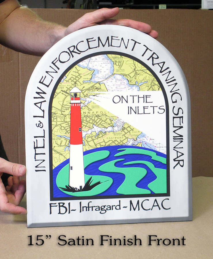 FBI - Inlets Task Force -
          Podium Seals from Badge Frame
