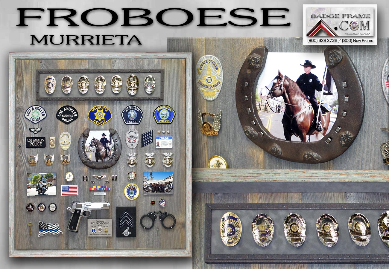 Froboese -
Westminster Shadowbox from Badge Frame