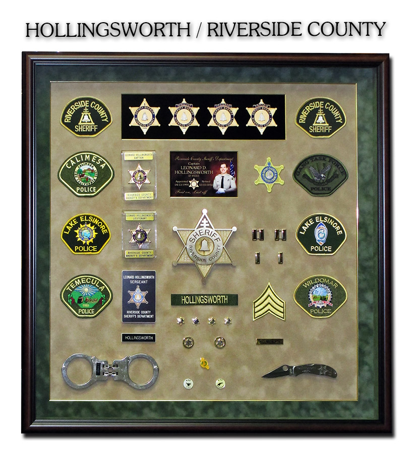 Hollingsworth - Riverside
          County Sheriff presentation from Badge Frame