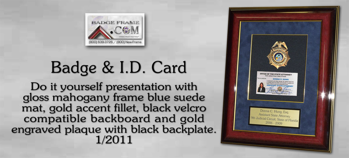 I.D. Card Frame - Do it Yourself - Donna Hung -