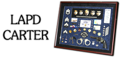 Police Shadowbox -LAPD - Carter