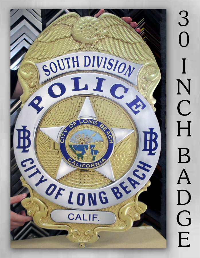 Long Beach PD - South
              Division Badge