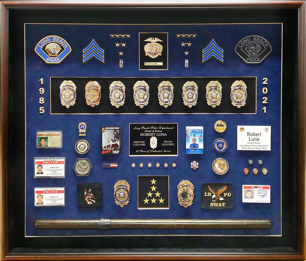 Patch Collection Presentations from Badge Frame