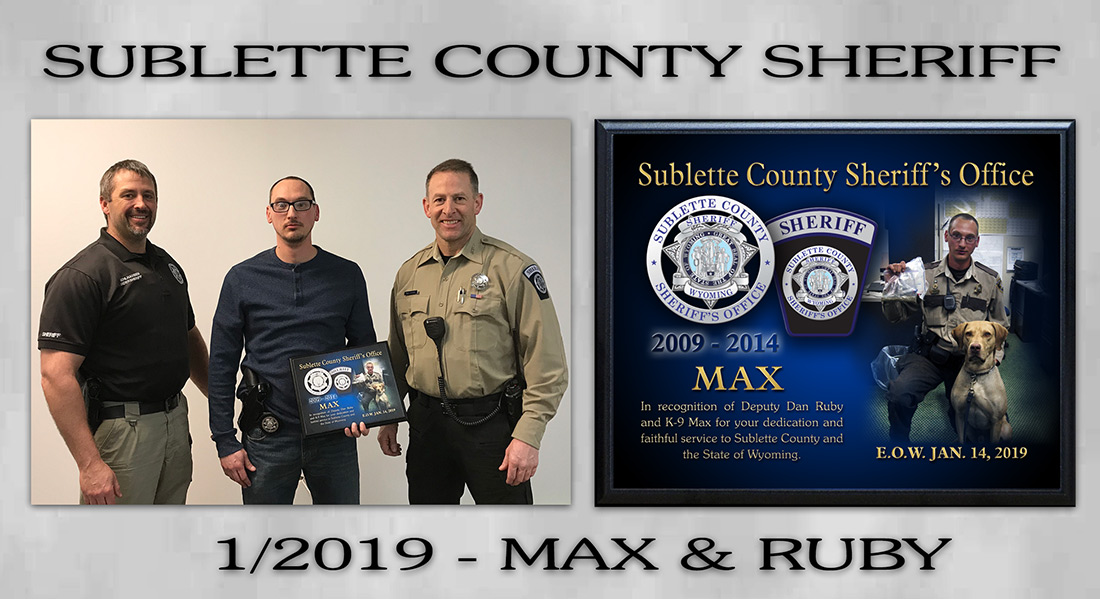 K-9 Max / Sublette County Sheriff's