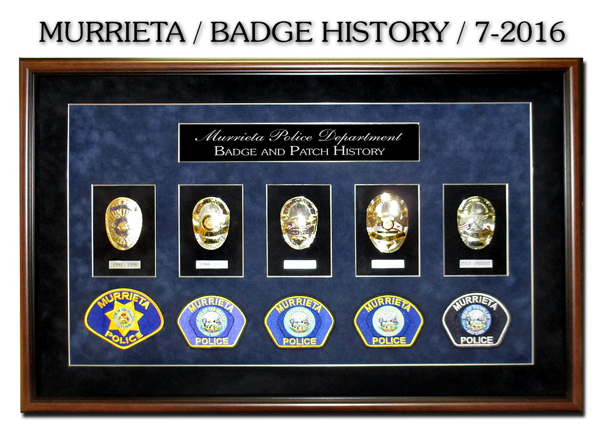 Patch Collection Presentations from Badge Frame