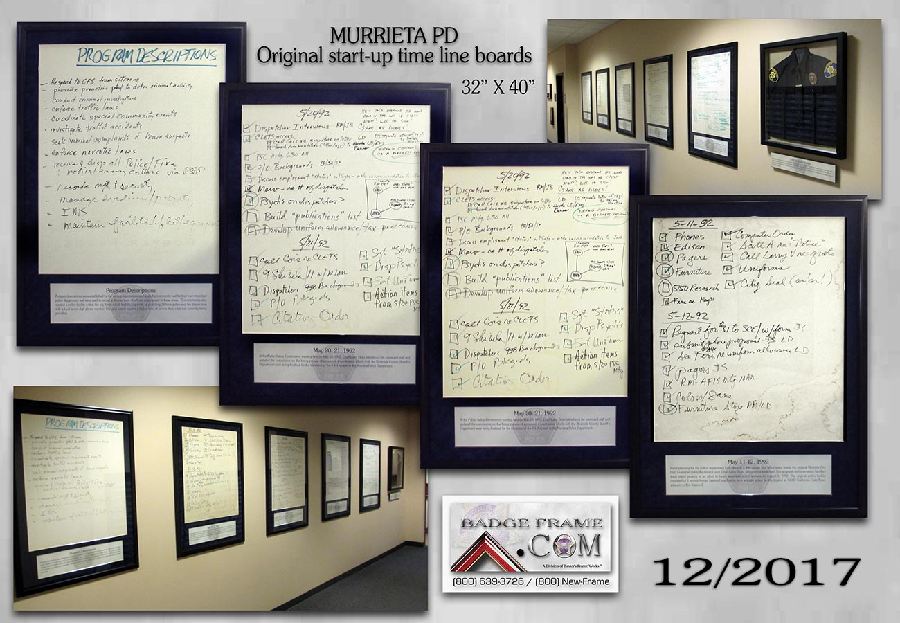 Murrieta PD - Original Timeline storyboards