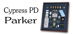 police
                      shadowbox - Cypress - Parker