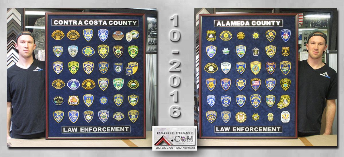 Patch Collection Presentations from Badge Frame