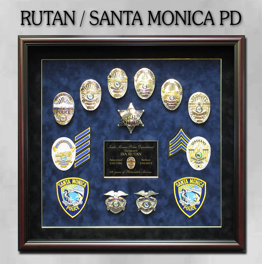 Rutan - Santa Monica PD
                    presentation from Badge Frame