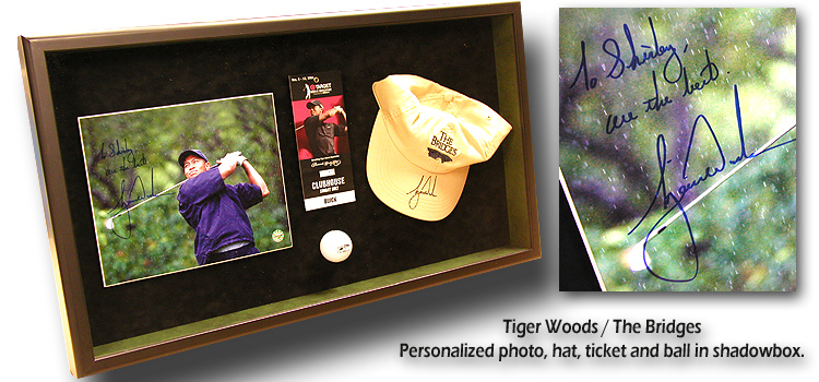 Tiger

              Woods / Shirley Leggio Shadowbox