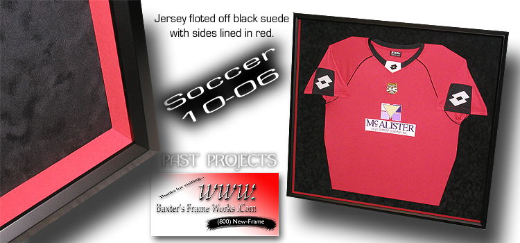 Soccer Jersey Framed