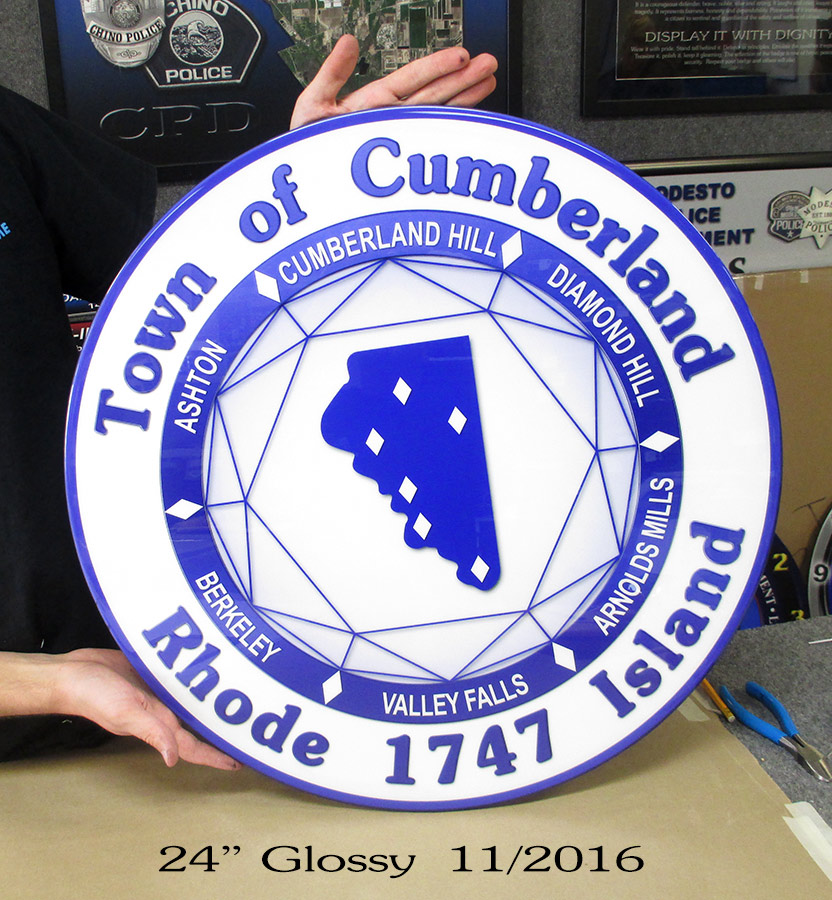 Town of Cumberland Seal
          from Badge Frame 11/2016