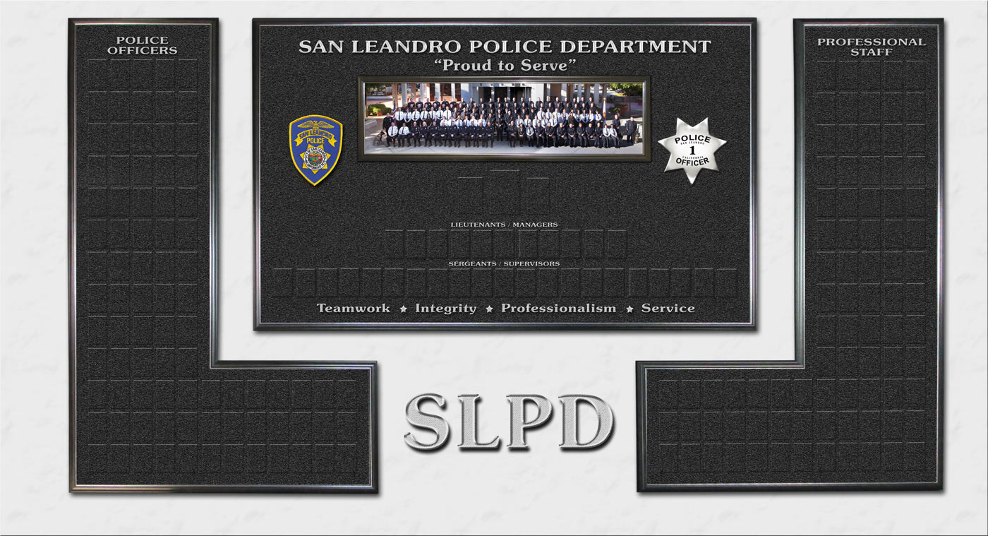 San Leandro PD Magnetic Org Chart 2013