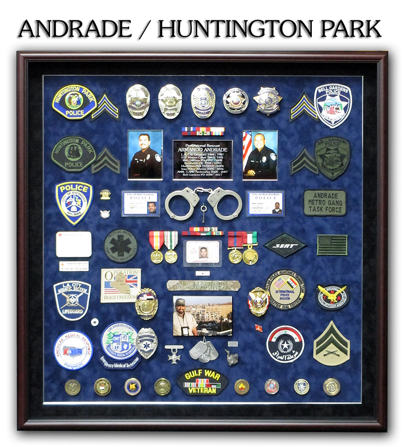 Andrade / Huntington Park PD - Professional Rescuer presentation from Badge Frame
