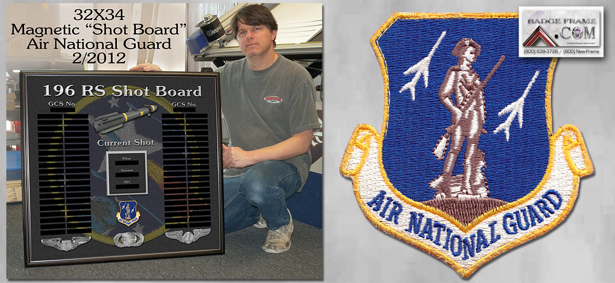 Air National Guard - Magnetic Shot Board