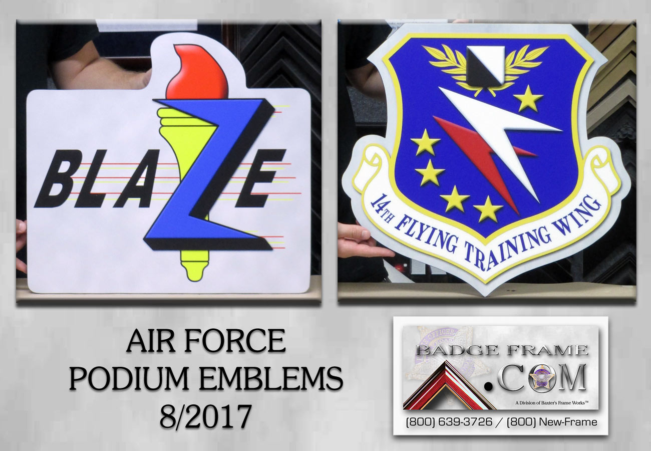 Air Force Podium
          Emblems