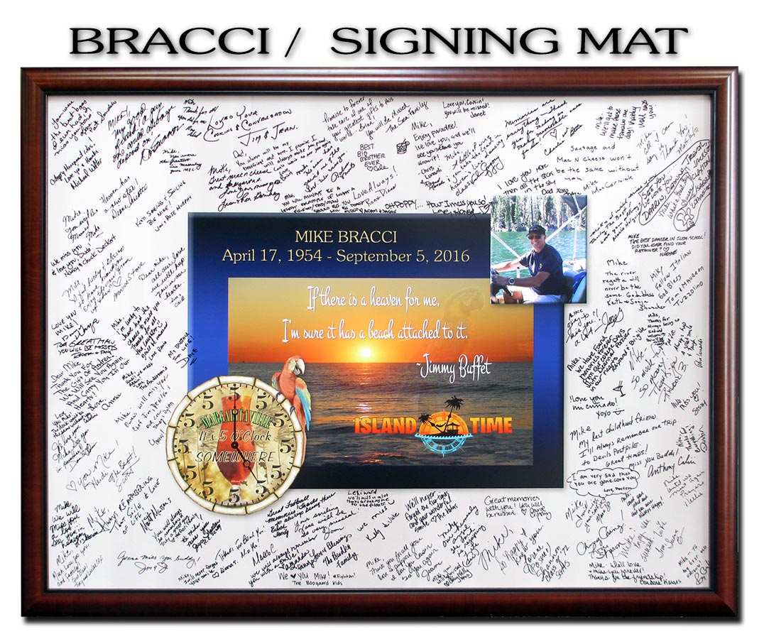 Bracci / Signing Mat / RIP