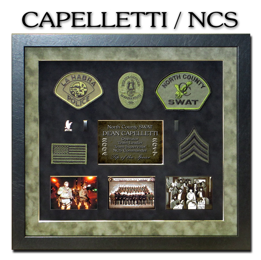 North
          County SWAT presentation from Badge Frame for Capelletti