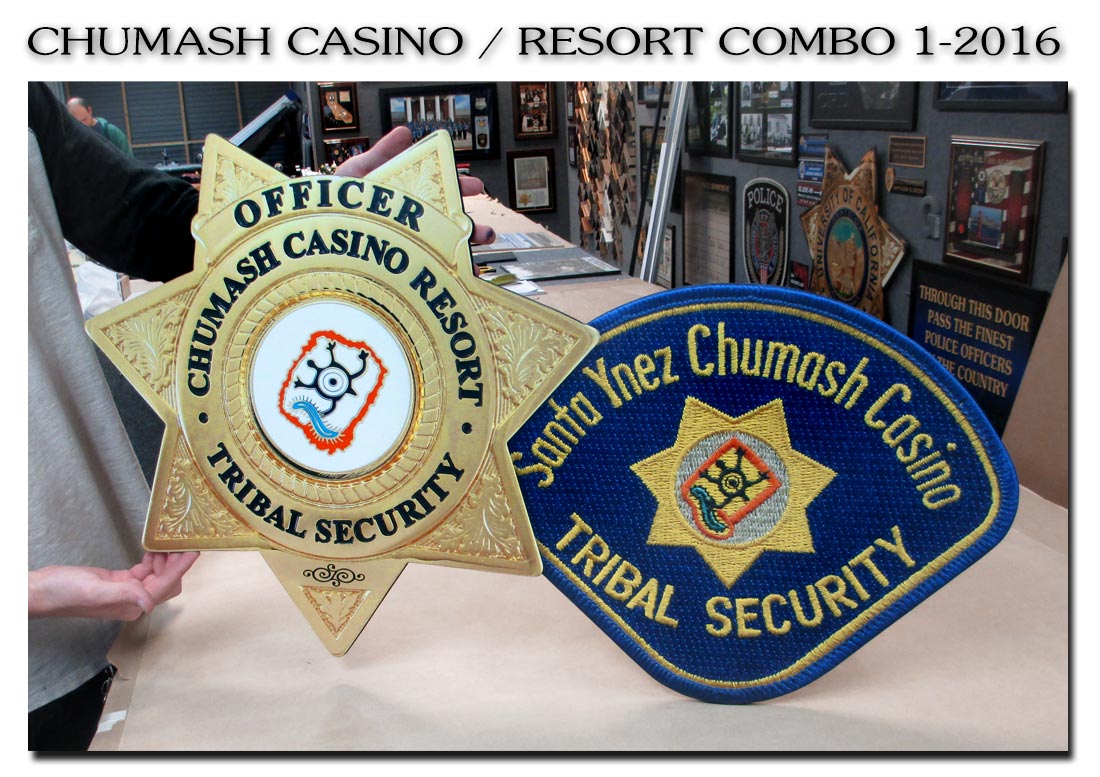 Chumash Casino / Resort PD Combo
              from Badge Frame