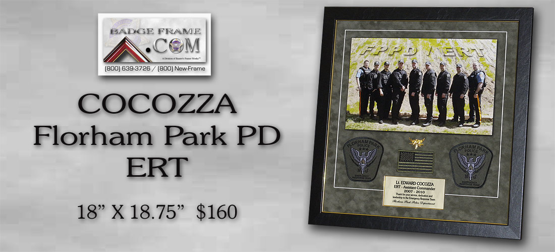 SWAT Shadowbox -
                  COCOZZA - Florham Park PD - ERT