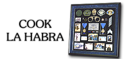 Badge Frame - Police Shadow Box - Richard Cook - La