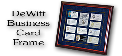 DeWitt / Business Card Frame