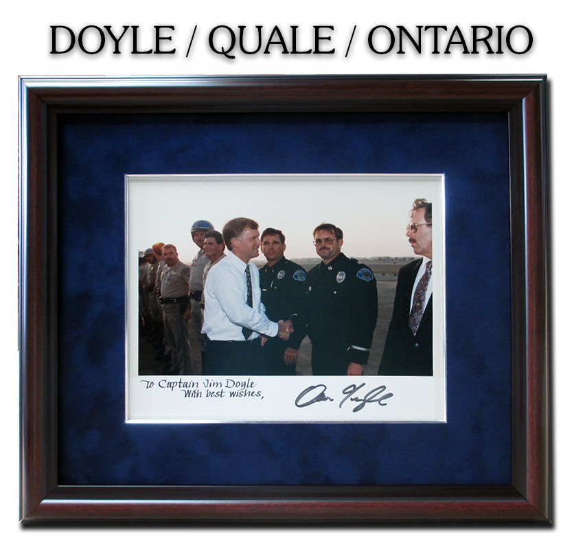 Doyle, Ontario PD, Badge Frame