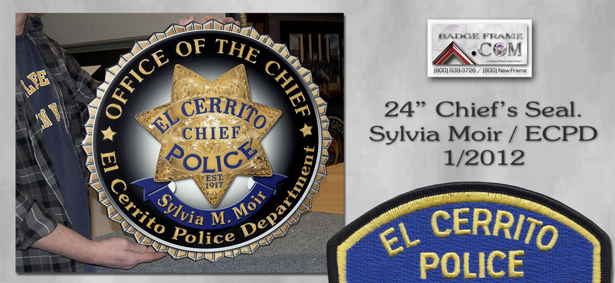 SCPD Chief Moir - 24" Seal