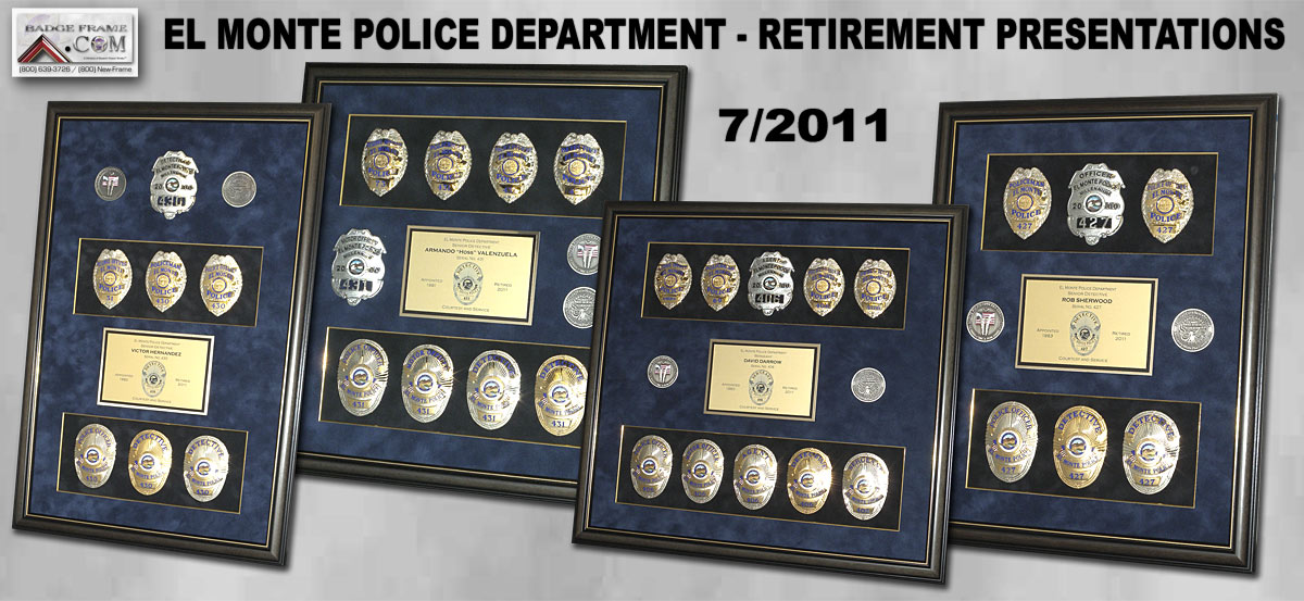 El Monte PD Retirement Presentations