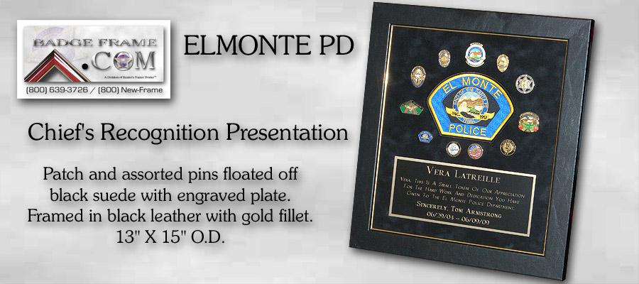 Elmonte Chief's Recognition Presentation