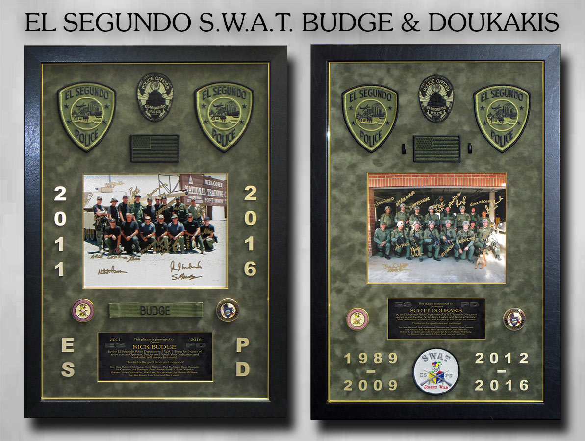 El Segundo SWAT presentations
              from Badge Frame