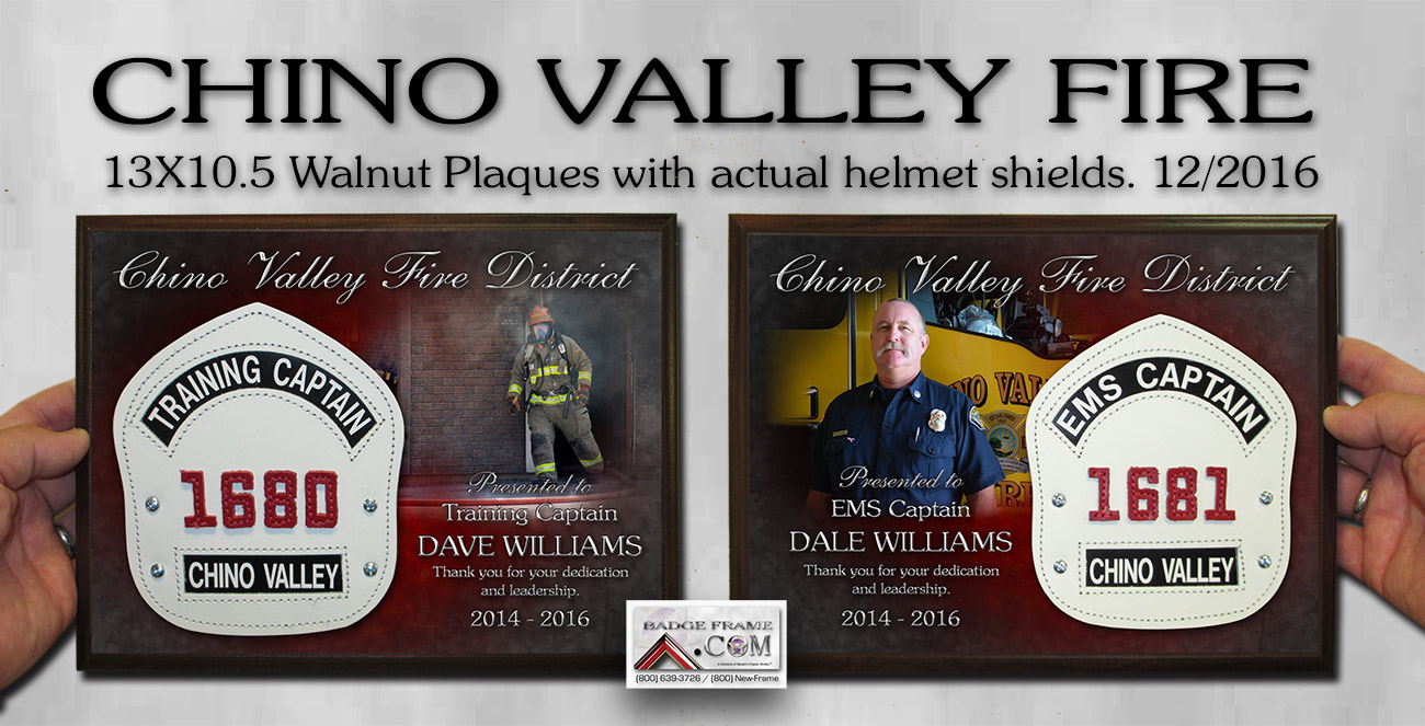 Chino Valley Fire Recognition from
          Badge Frame