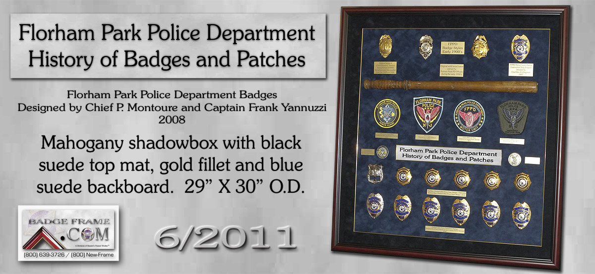 Florham Park PD - History of
            Badges & Patches