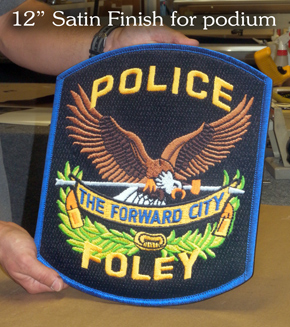 Foley PD Podium Patch
