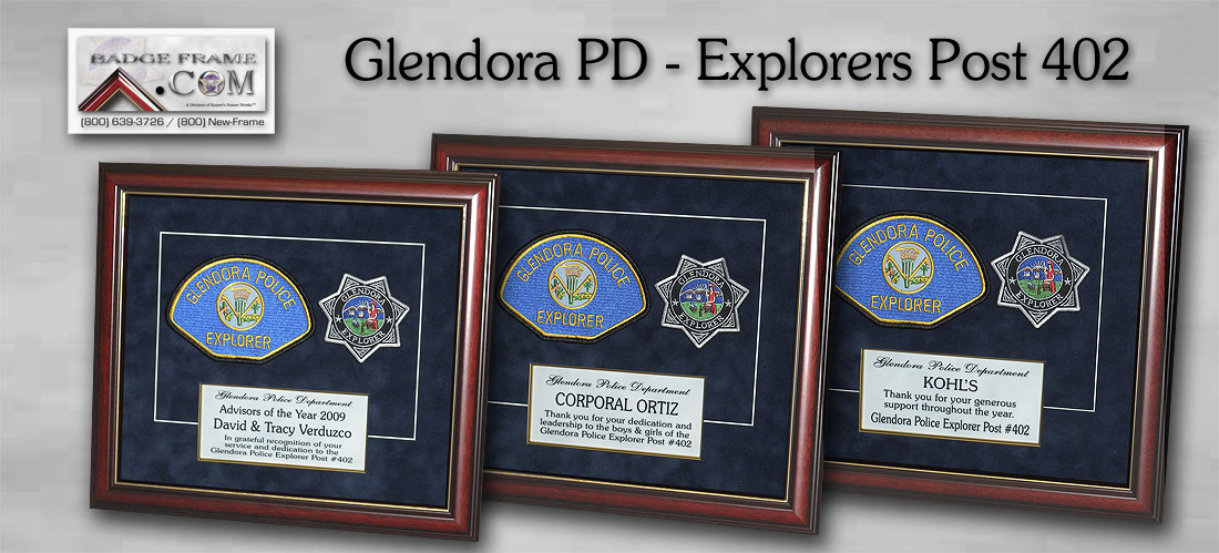 Glendora PD -
              Explorers Post 402