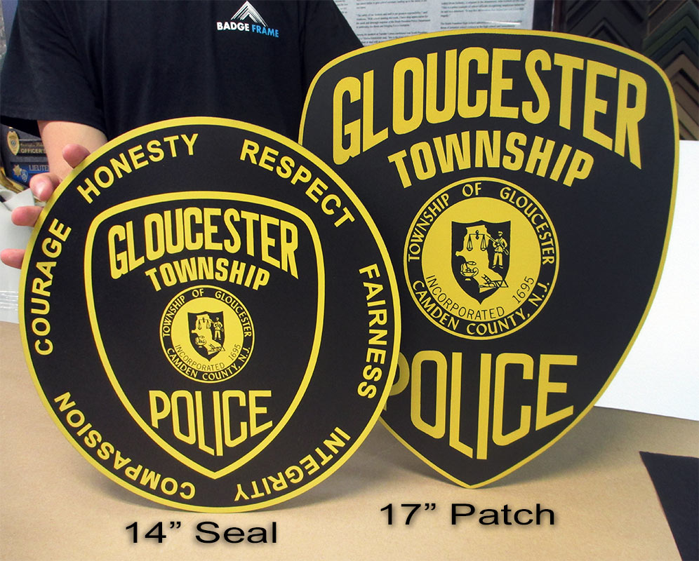 Glouchester PD Seal & Patch
          from Badge Frame