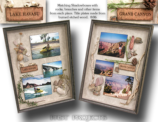 Lake Havasu and Grand Canyon Shadowboxes