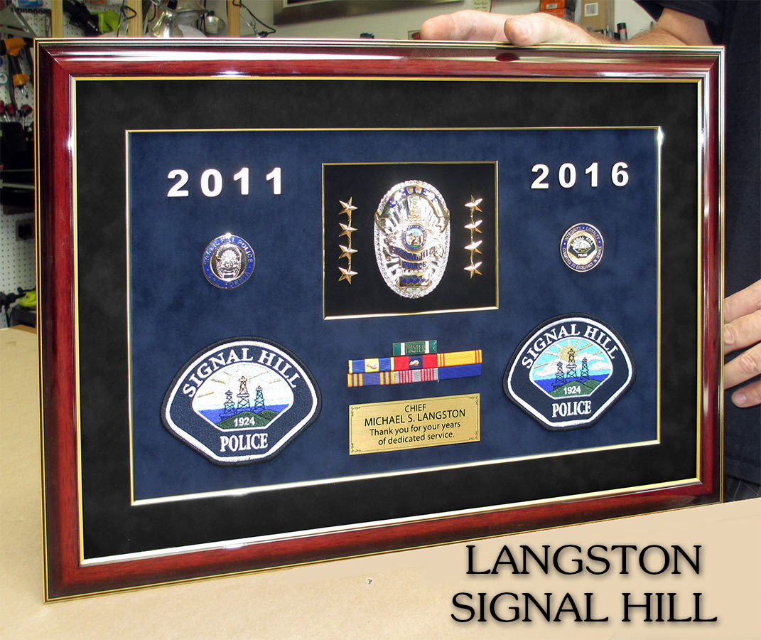 Chief
            Langston - Sgnal Hill PD presentation from Badge Frame