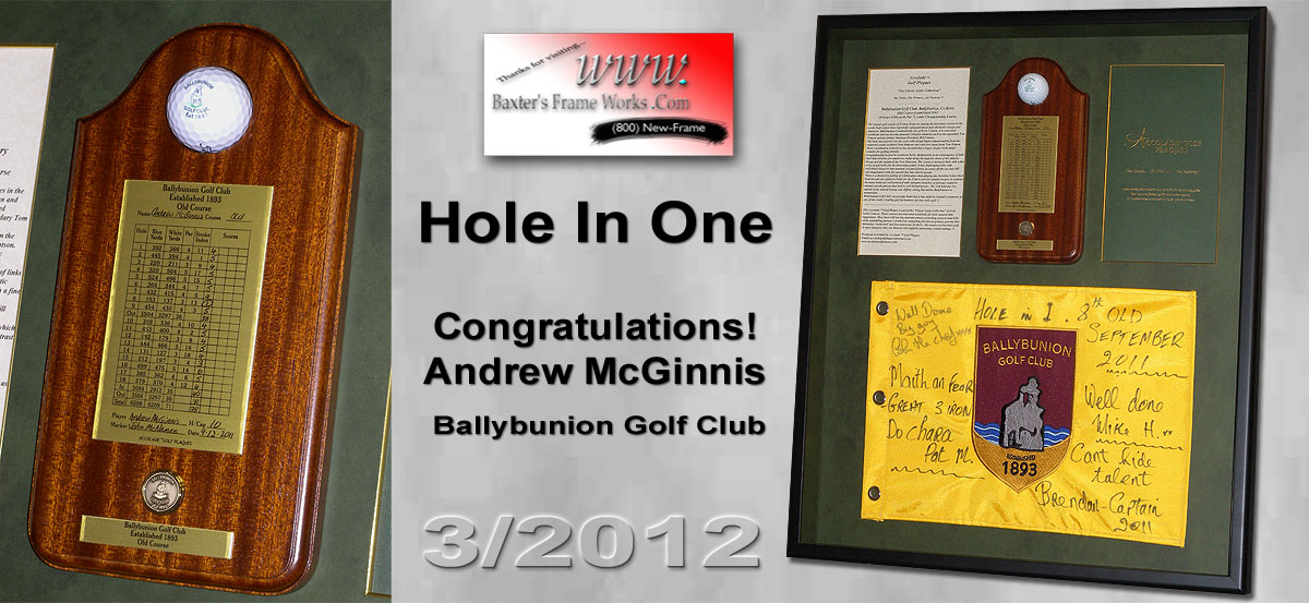 McGinnis Hole in One - Ballybunion