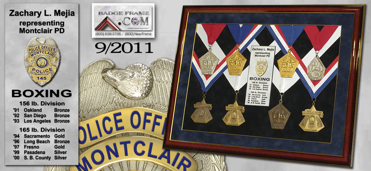 Mejia - Montclair PD -
                                      Boxing Medals