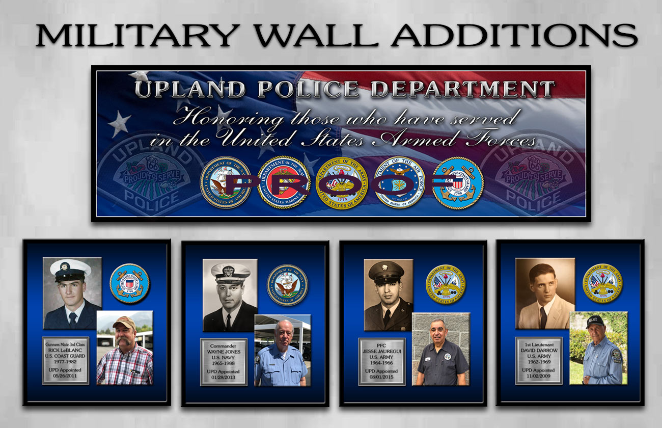 Police Department Military Service Wall