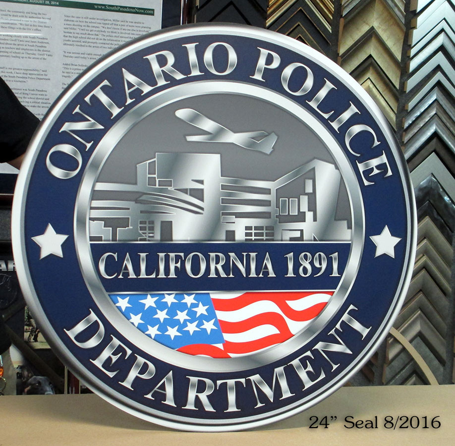 Ontario PD
          Seal - Report Writing Room from Badge Frame 8/2016