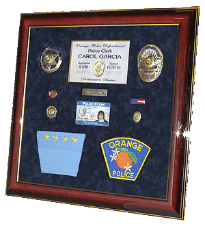 Orange PD - Police Shadowbox - Garcia