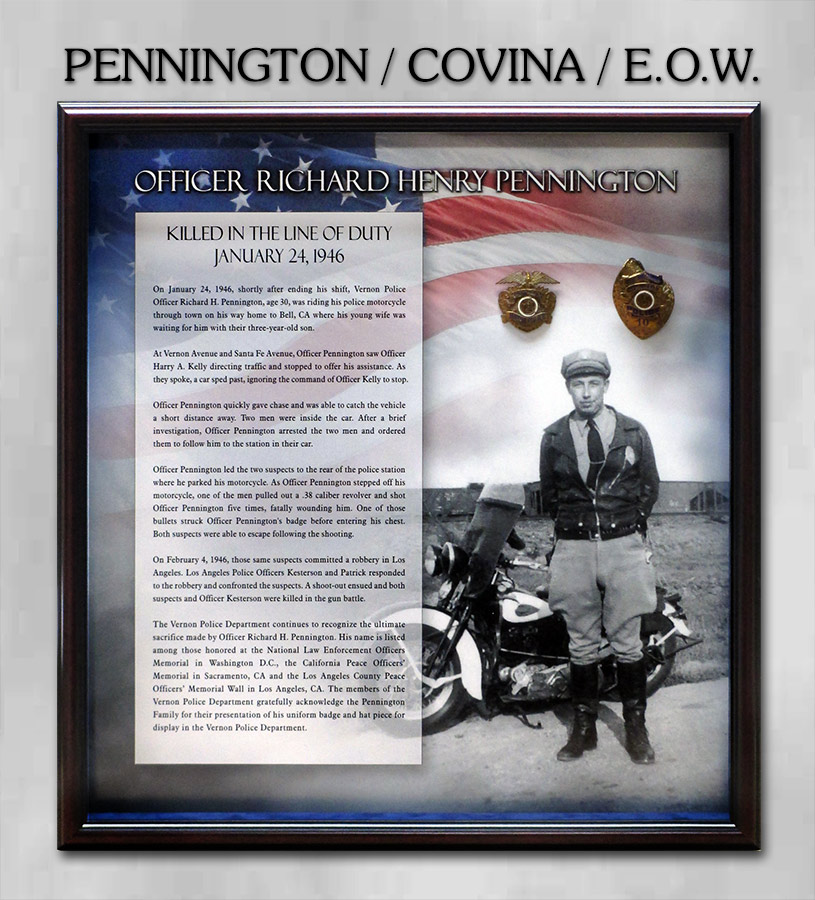 Pennington / Vernon PD E.O.W.