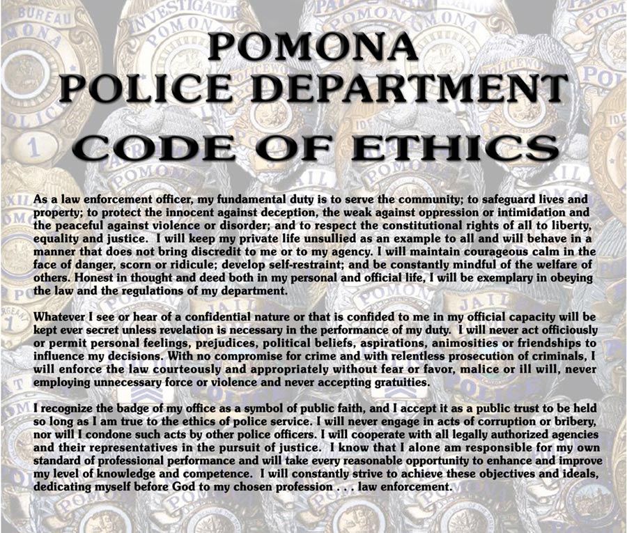 Pomina PD - Ethics