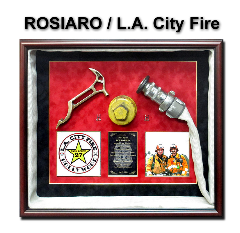 rosario fire, badge frame